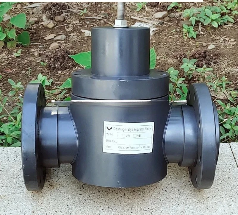 DN15-125 Фланцевый пластиковый предохранительный одноходовой предохранительный клапан давления PN16