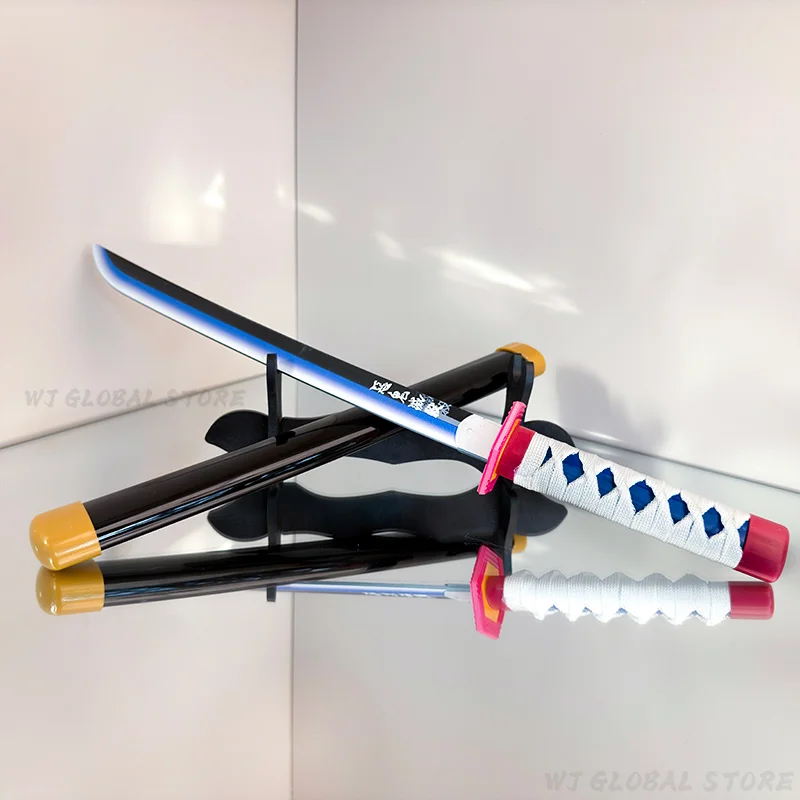 42cm katana demon slayers Plastic Nylon Toys knife weapons Model Cosplay Prop Anime Tanjirou Samurai sword Collection Boy Gifts