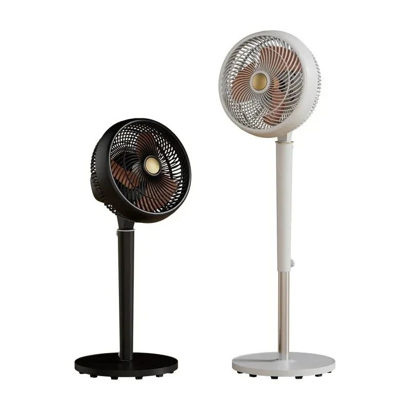 

Large dual-purpose electric floor fan with remote control plug air circulation bracket