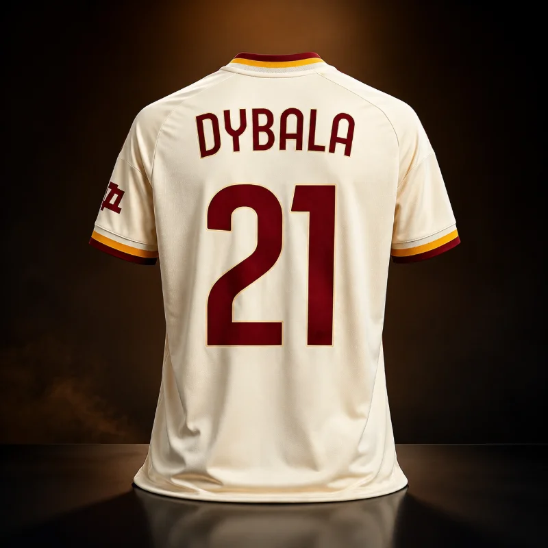 26_27 Season Roma Football Jersey Shirt Jersey Tshirt  Men Summer Training Exercise Breathable Quick Drying Sweatshirt Fan Gifts