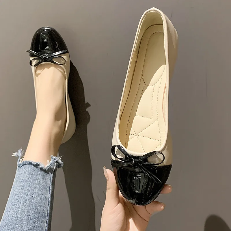 Zapatillas Mujer sepatu datar wanita, sneaker Slip on pita kupu-kupu nyaman