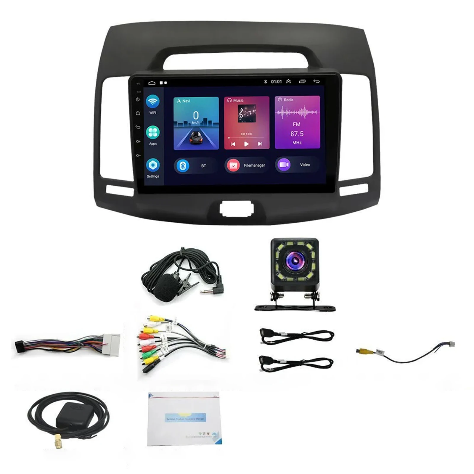 

Navigation Wifi System Android Car Stereo Mirror Link Bluetooth Radio Mirror Link For Android 2+32G