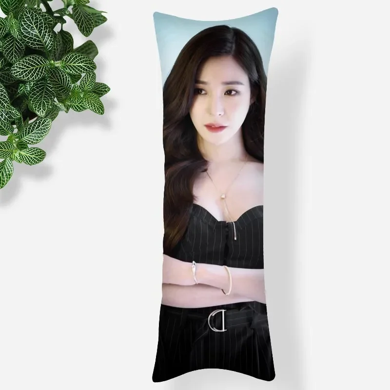 Girls' Generation Young/ Seohyun Pillowcase Printed Satin Fabric Pillow Cover Rectangular Zipper Body Cover Dropshipping 1125