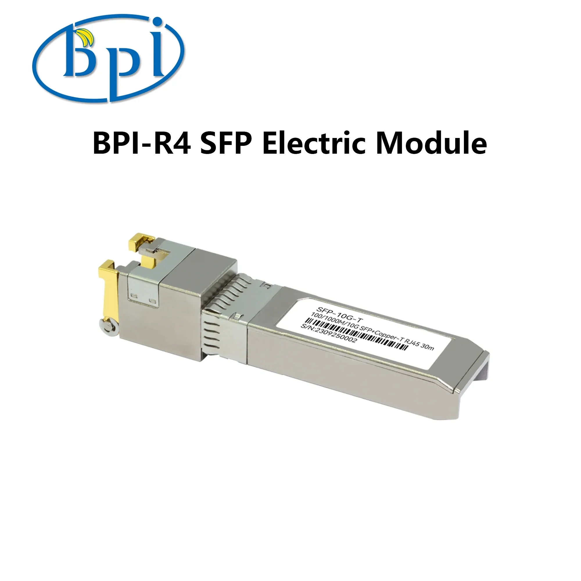 Электрический модуль Banana Pi BPI-R4 SFP-10G-T, совместимый с маршрутизационной платой BPI-R4 100/1000M/10G SFP+Mopper-T