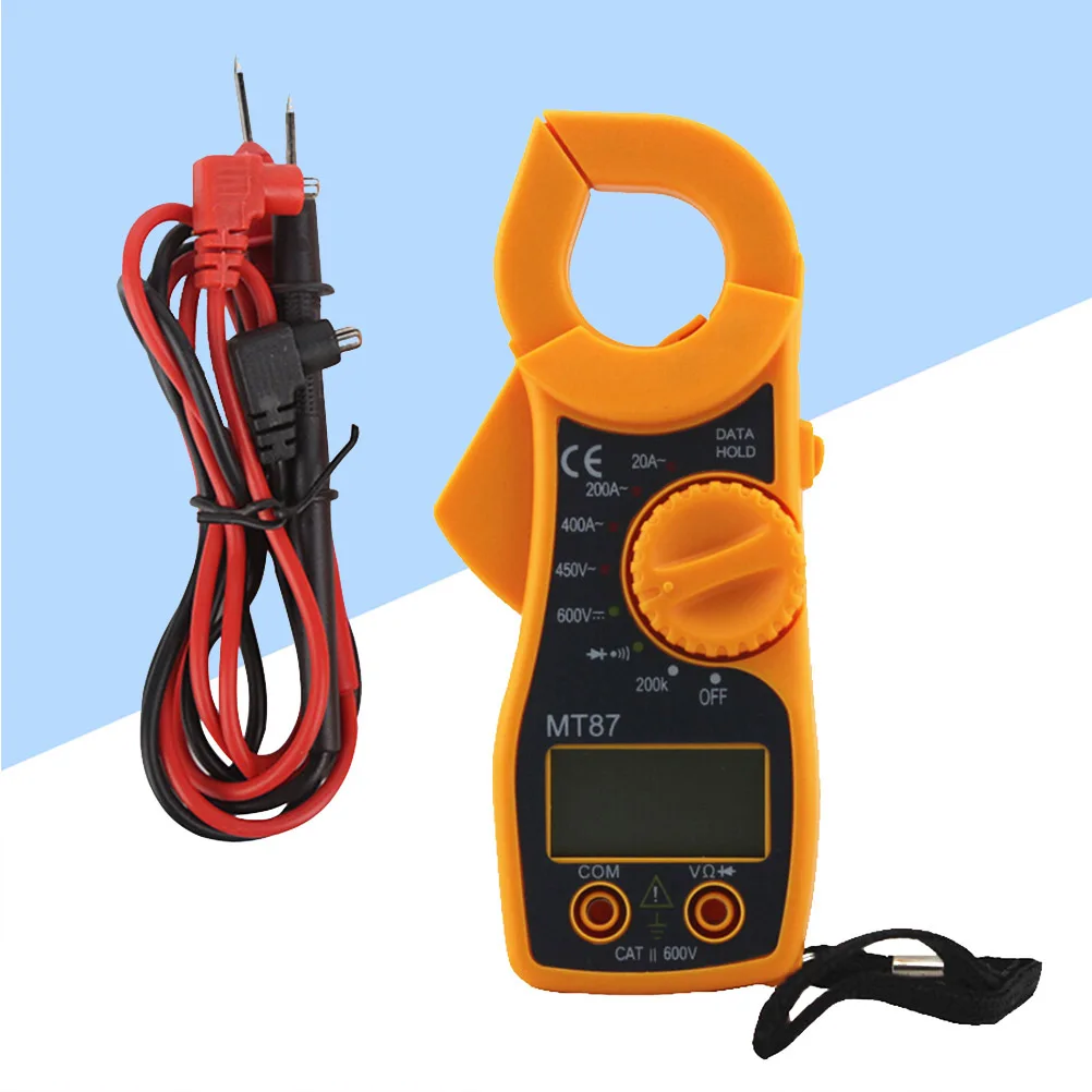 Mt87 الرقمية المتعددة المشبك متر مشبك التيار كماشة قياس متر لون عشوائي مؤشر منخفض حماية الزائد