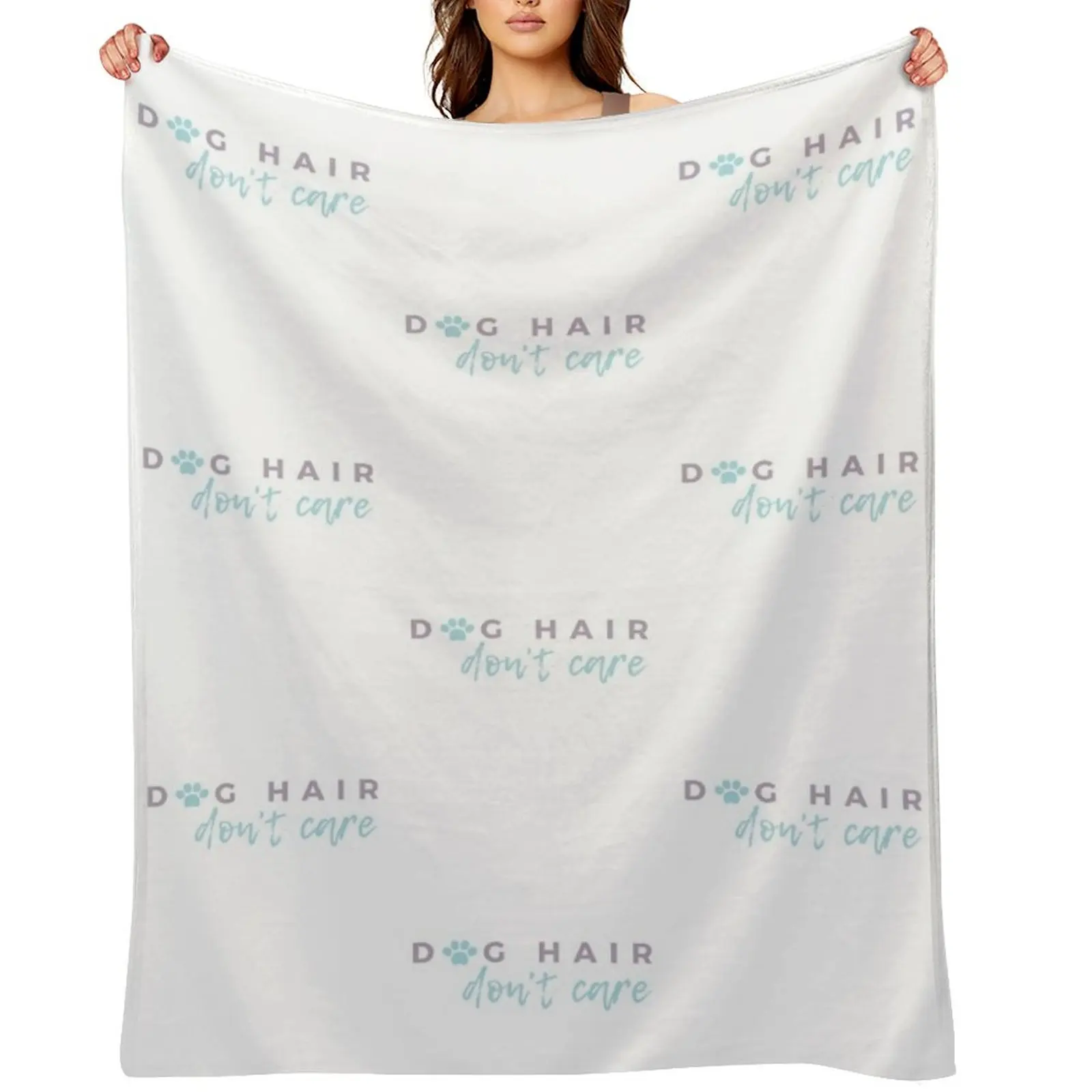

Dog Hair, Dont Care! Throw Blanket Luxury Brand Thin Polar Blankets