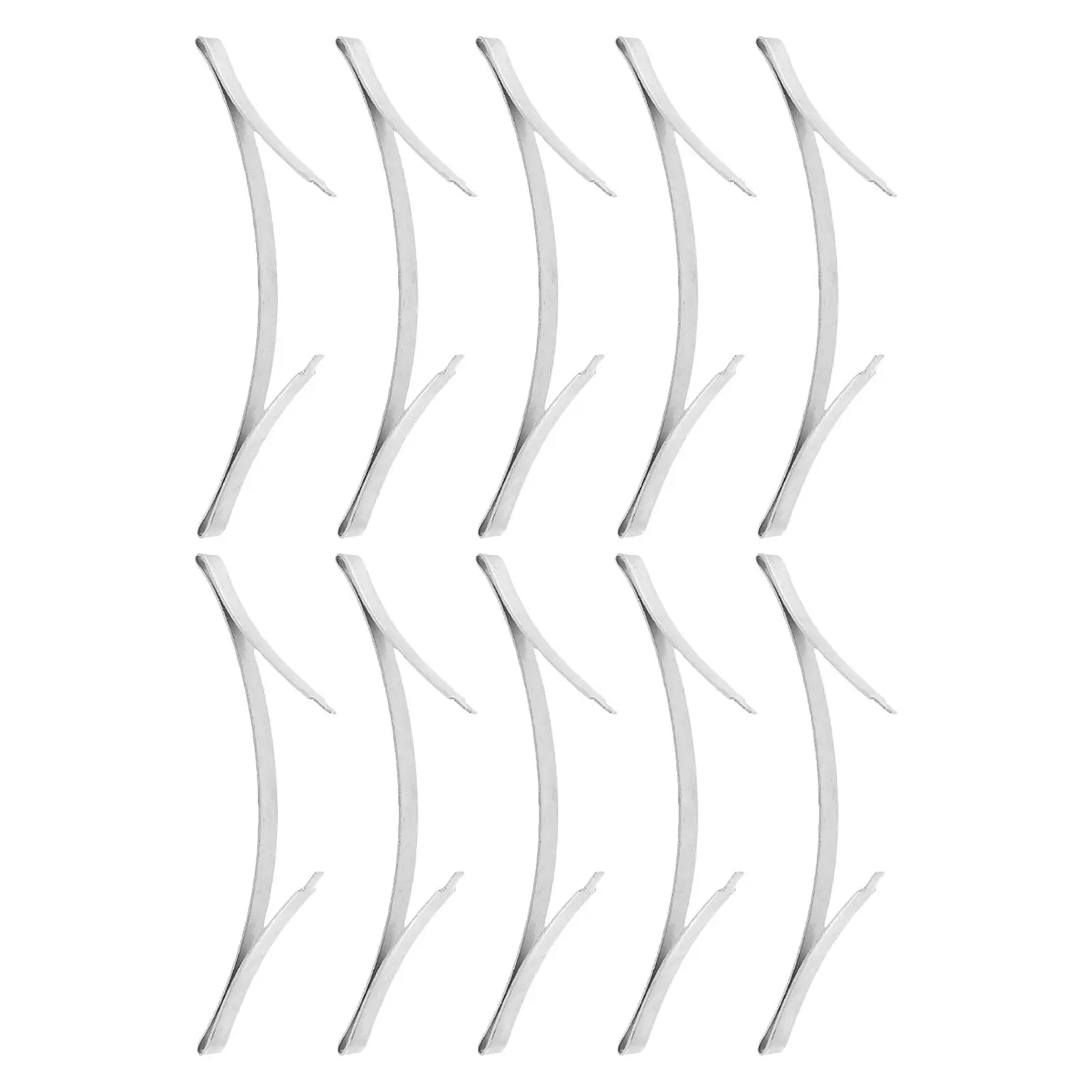 10Pcs Sliding Wardrobe Track Stopper Door Bottom Guide Anti-Collision Groove Buffer Rail Positioner Shower Anti-Collision Groove