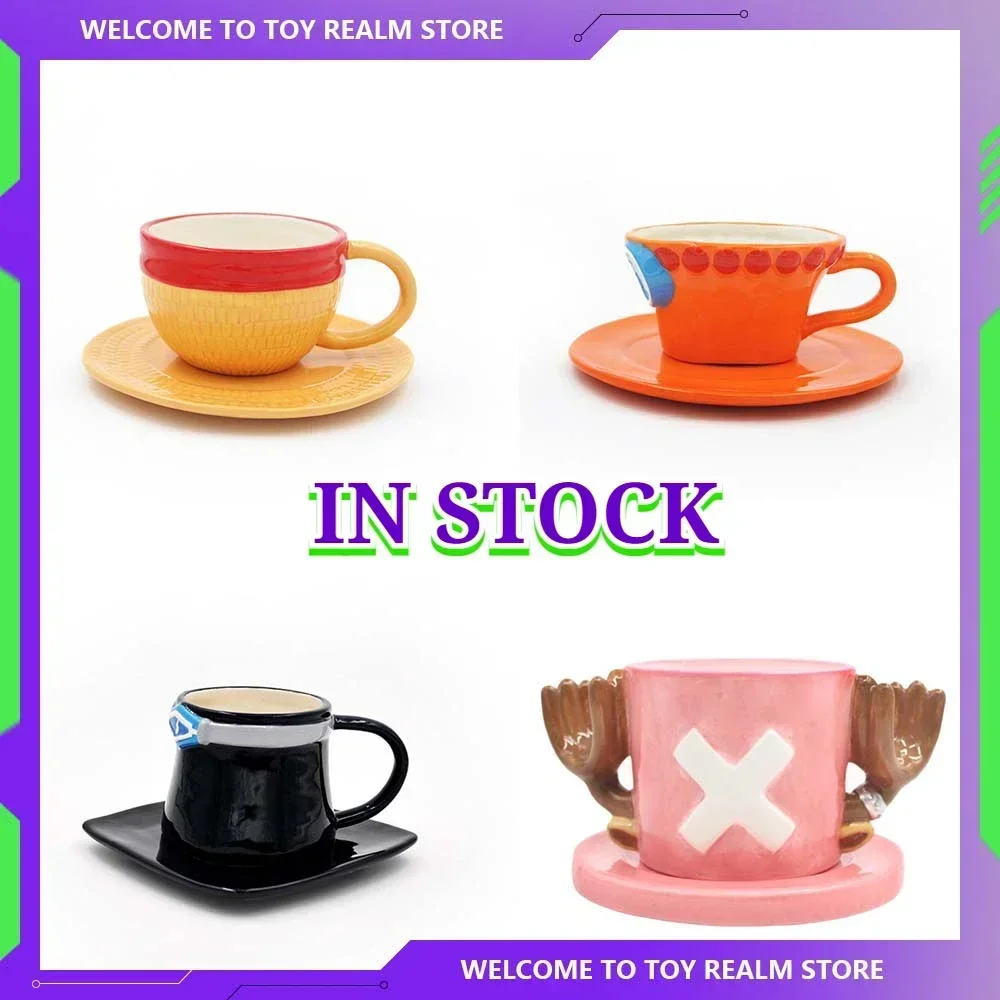 Nowy kubek jednoczęściowy Kubek na wodę Cosplay Kreatywny kubek do kawy w kształcie kapelusza Trzej bracia Anime Chopper Ace na imprezy Prezenty dla dzieci