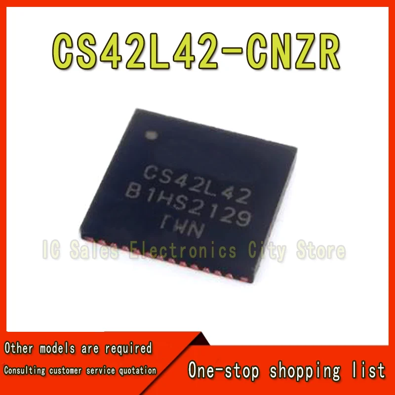 (1piece)100% New CS42L42-CNZR CS42L42 QFN-48 Chipset