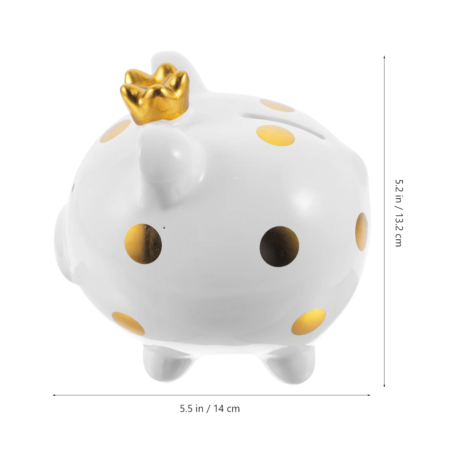 

Small Ceramic Cartoon Piggy Bank Porcelain Coin Jar Desktop Pig Decor Money Saving Pot for Kids Piggy Bank Lovely Saving Pot