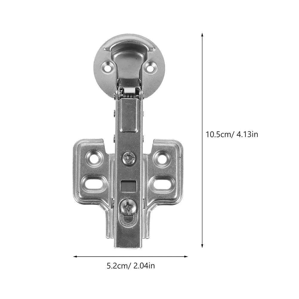 4 قطعة التخميد الهيدروليكي لينة إغلاق خزنة من الفولاذ المقاوم للصدأ مفصلات للمطبخ أبواب بدون إطار خزانة الأجهزة مفصلات