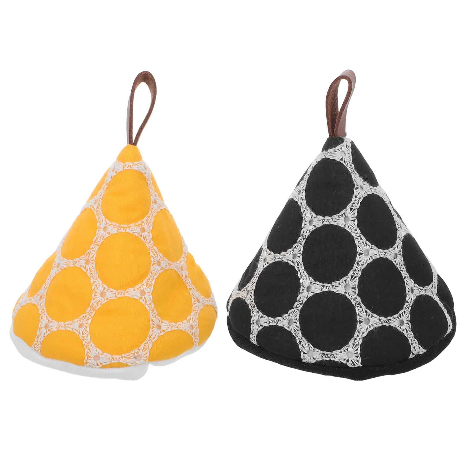 

2 шт., треугольные чехлы на ручки кастрюли в японском стиле, термостойкие противоожоговые крышки, мягкая ткань для посуды, кухни