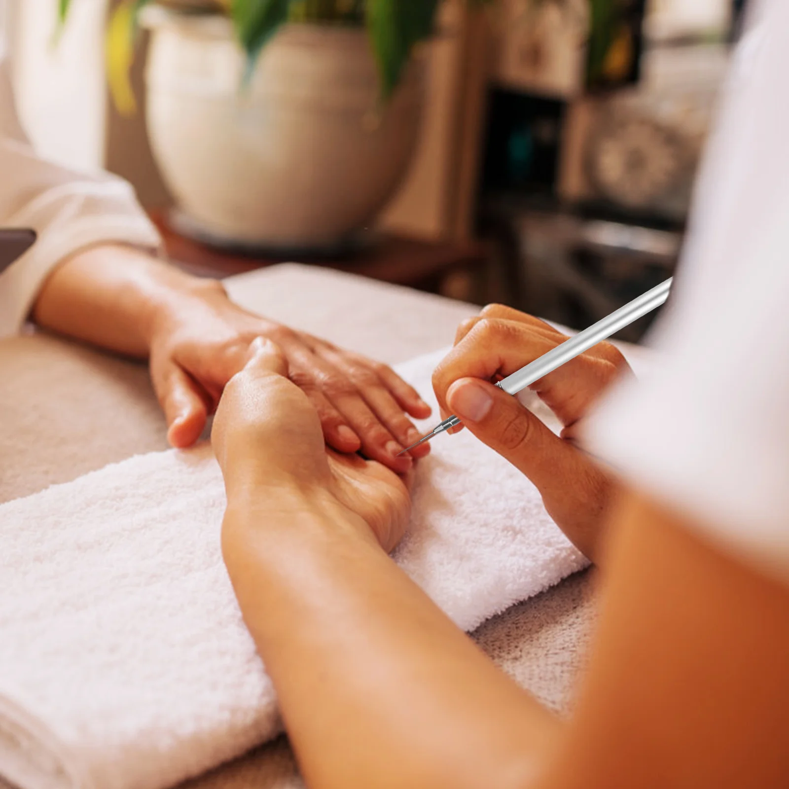 5Pcs Nail Art Pens Thin Brushes Safe Durable Multipurpose DIY Manicure Drawing Tool Stylish Design Gifts Nail Art