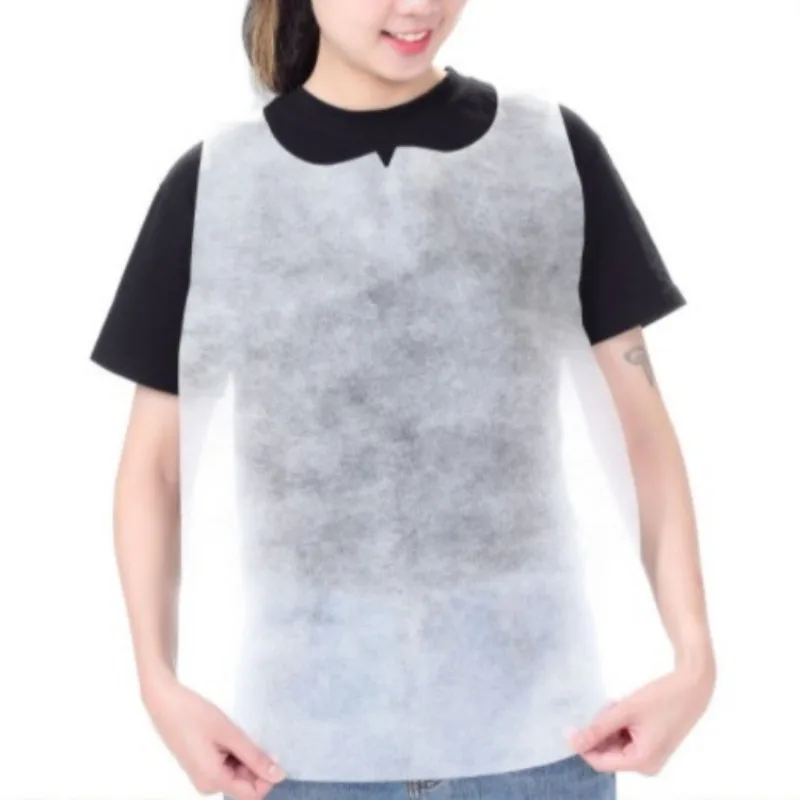 20/100 عبوة من مآزر المزيج القابل للتصرف، قماش غير منسوج، بوليستر، وعاء ساخن للشواء، مآزر تناول الطعام للضيوف #4