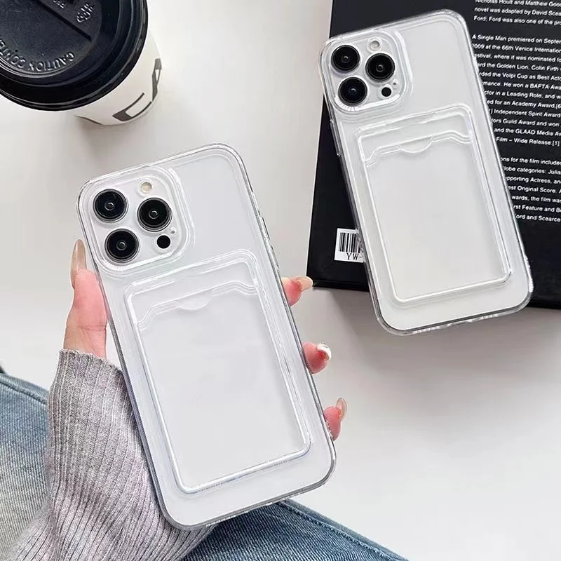 Card Sleeve Case for OPPO A57 A78 A58 F9 Pro A16 A16S A15 A5S A7 A12 A54S A53S A55 A53 A54 A35 A74 A76 A77 A17 A95 A96 TPU Cover