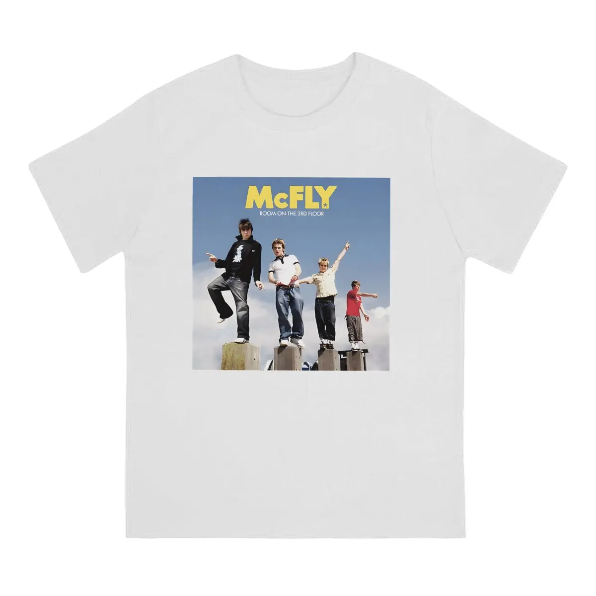 McFly Newest TShirt for Men FUN Round Neck Pure Cotton T Shirt Personalize Gift Clothes Streetwear