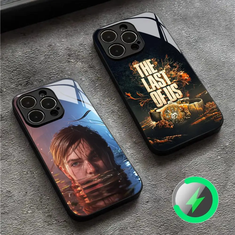 The Last Of Us Part 2 Phone Case For Iphone 16 15 14 12 11 13 Pro Max Mini X Xr Xs Se 8 7 Puls Magnetic Attraction Glass