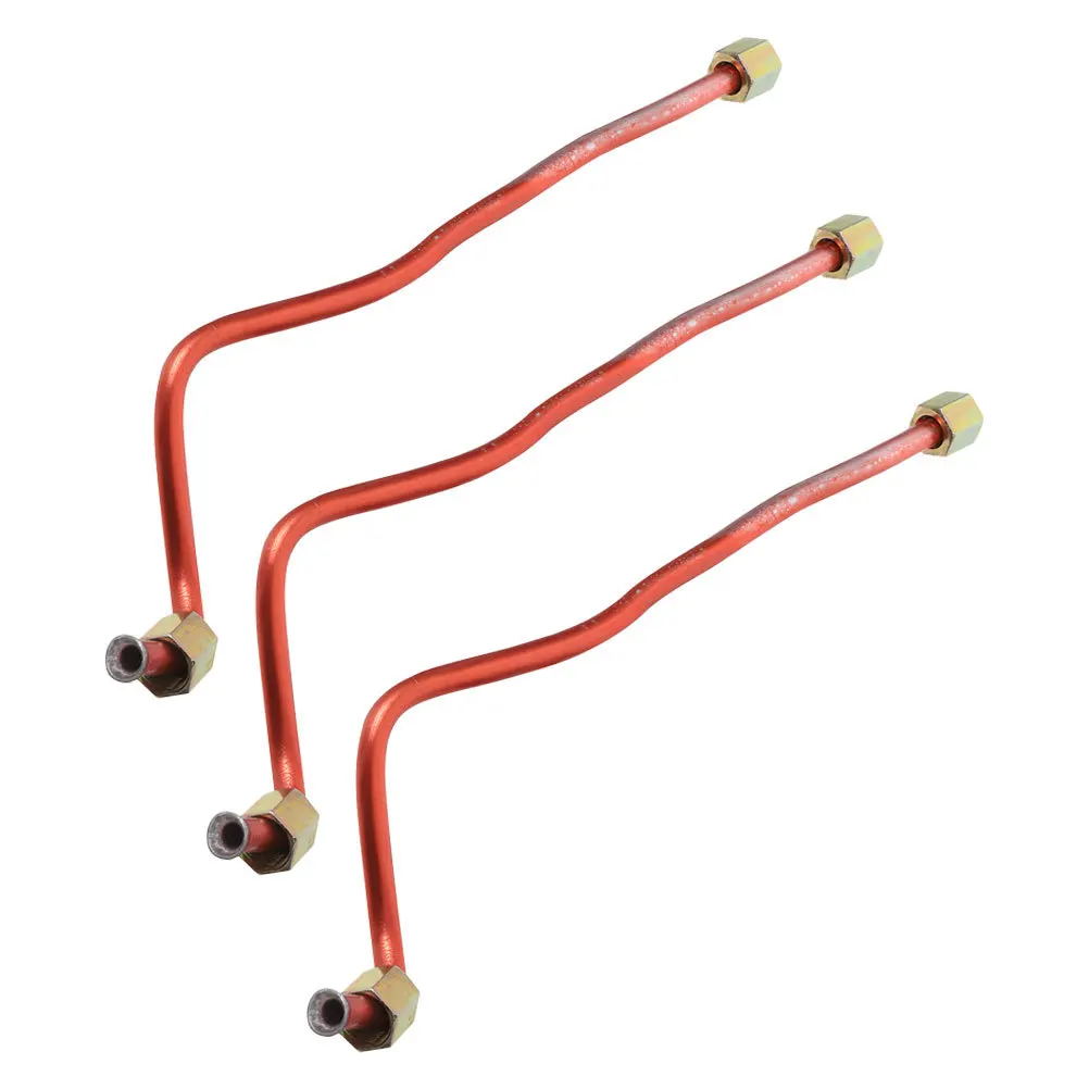 

3pcs Aluminum Air Compressor Tube Brass Fittings Oil-Free Pneumatic Hose For Industrial Applications Air Compressor Replacement