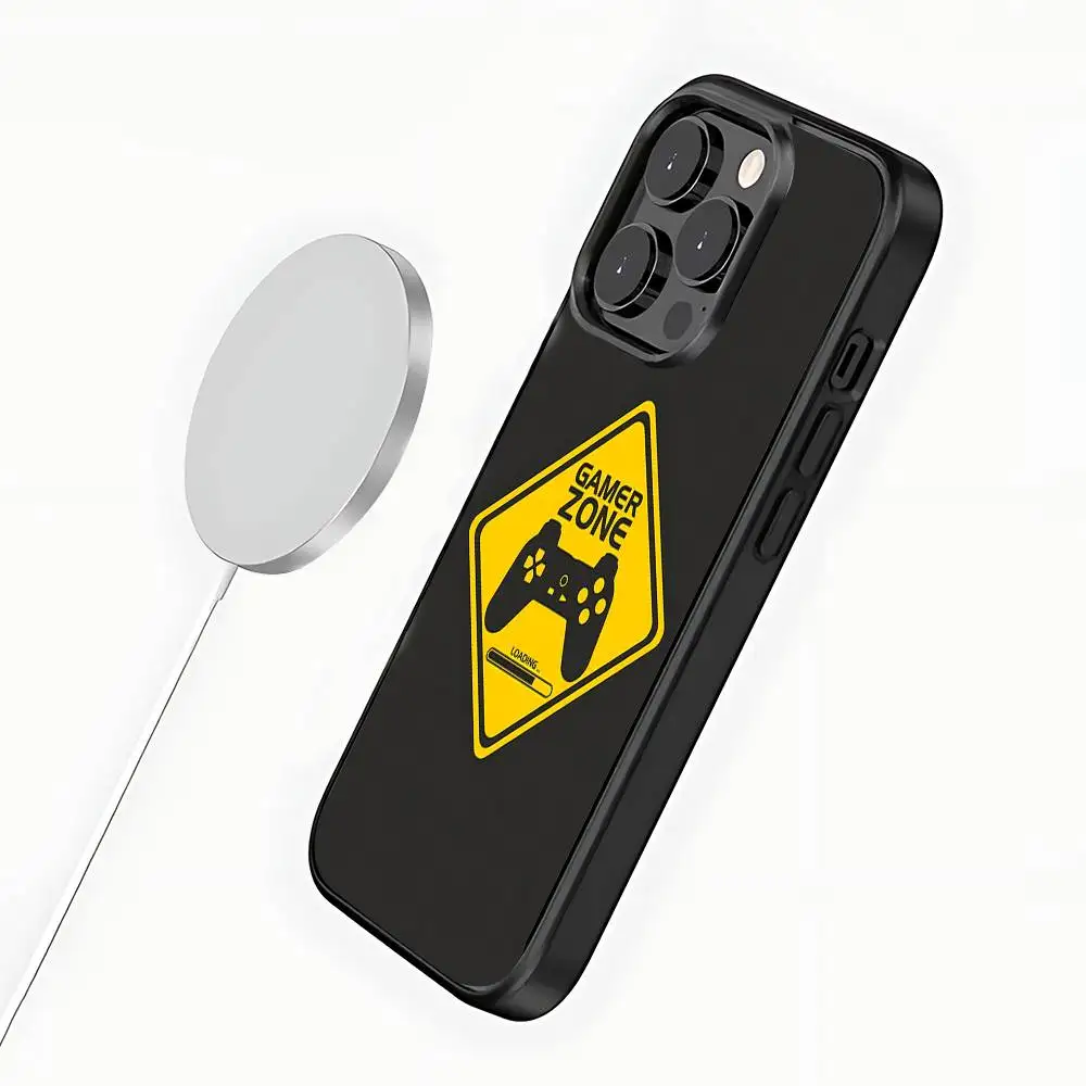 حافظة هاتف لوحدة التحكم في الألعاب لهواتف iPhone 17,16,15,14,13,12,11,Pro,Max,Plus,Mini,SE4,E شحن لاسلكي Magsafe مغناطيسي