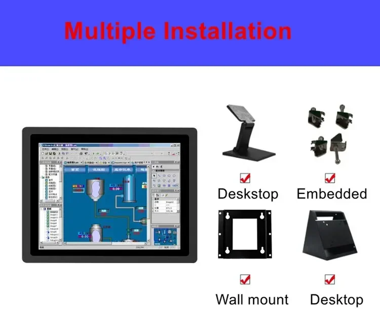 10.4" tablet embedded all in one An-droid industrial touch monitor with wifi for veding machine