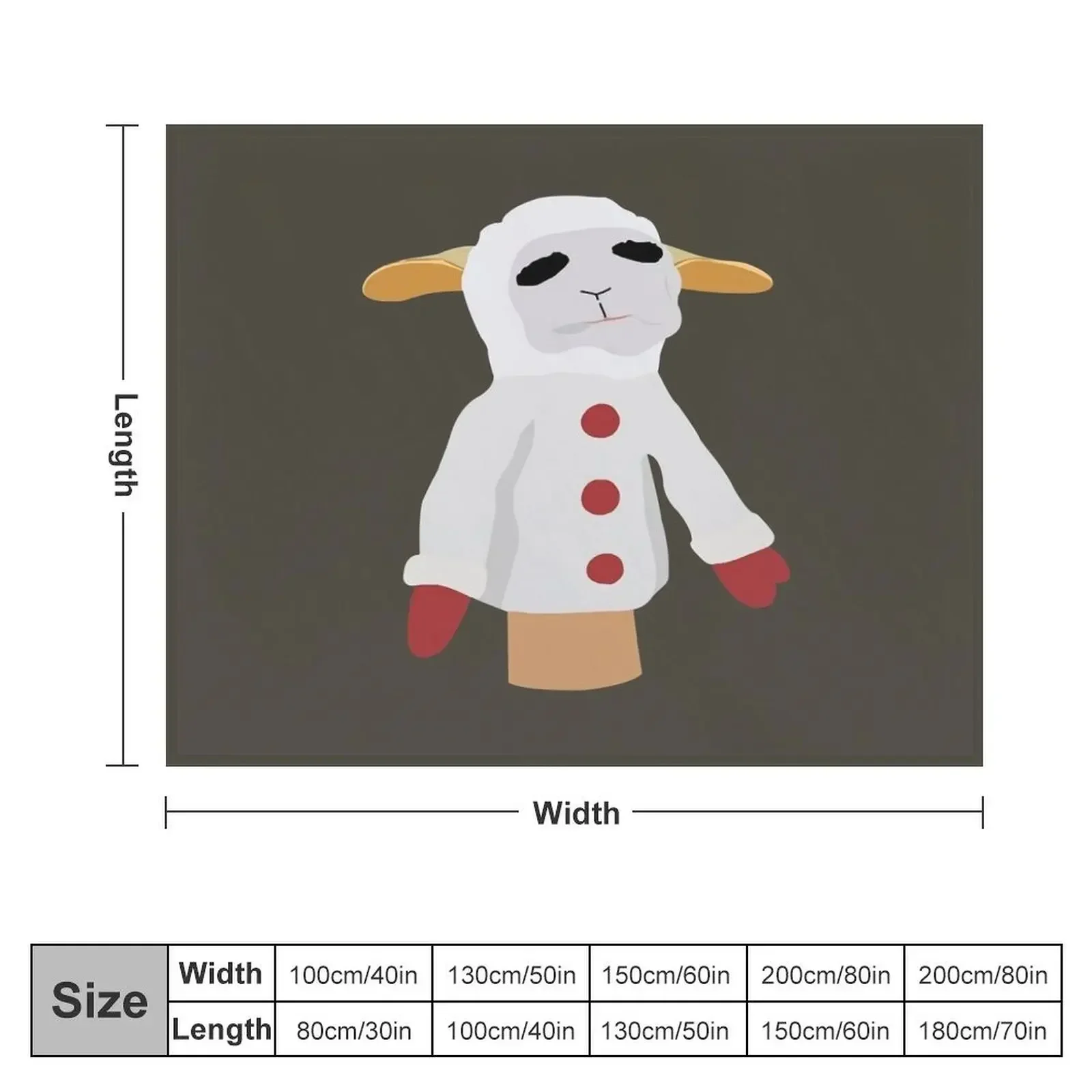 Lamb Chop, I Love This, Best, For You, Women Gift, Good Idea Throw Blanket decorative Stuffeds Blankets