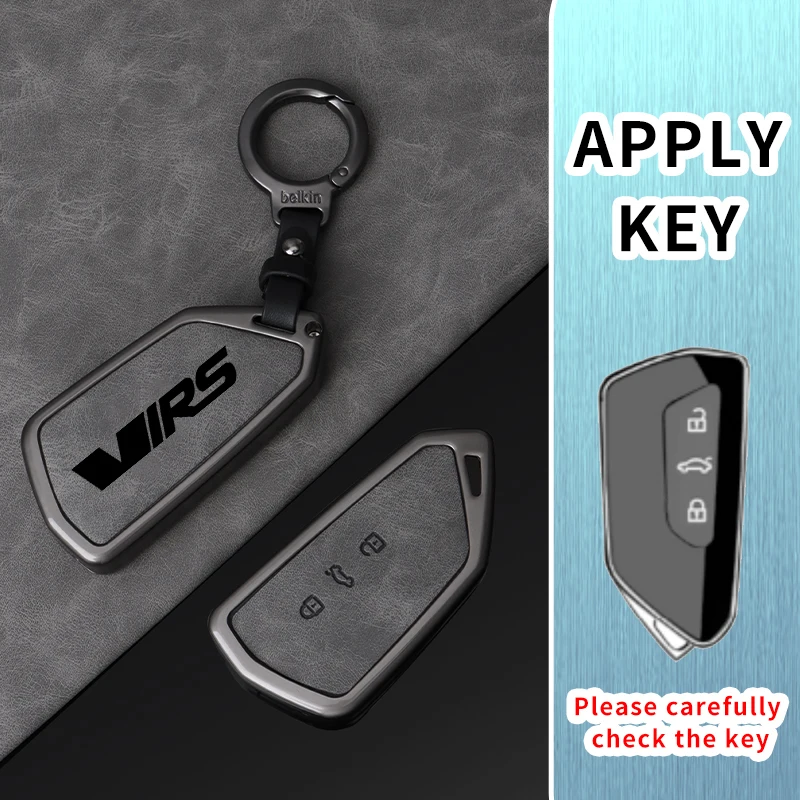 Autoschlüsselhülle aus Zinklegierung für Skoda VRS Octavia Kamiq Kodiaq Karoq RS Superb Fabia Rapid Key Protection Cover Zubehör
