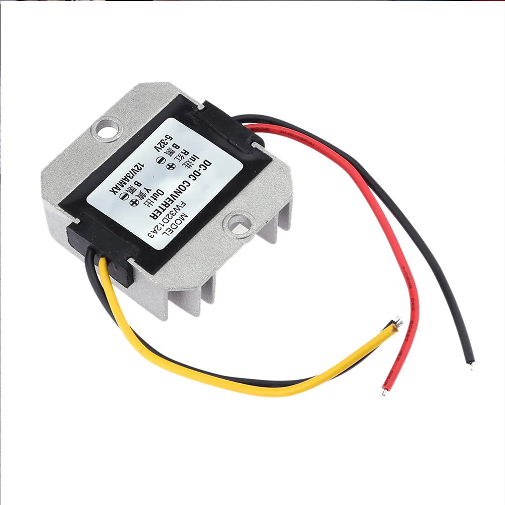 DC-DC مثبت الجهد 5-32 فولت إلى 12V3A منظم الجهد حماية أمنية ذكية تعزيز التلقائي الضغط #3