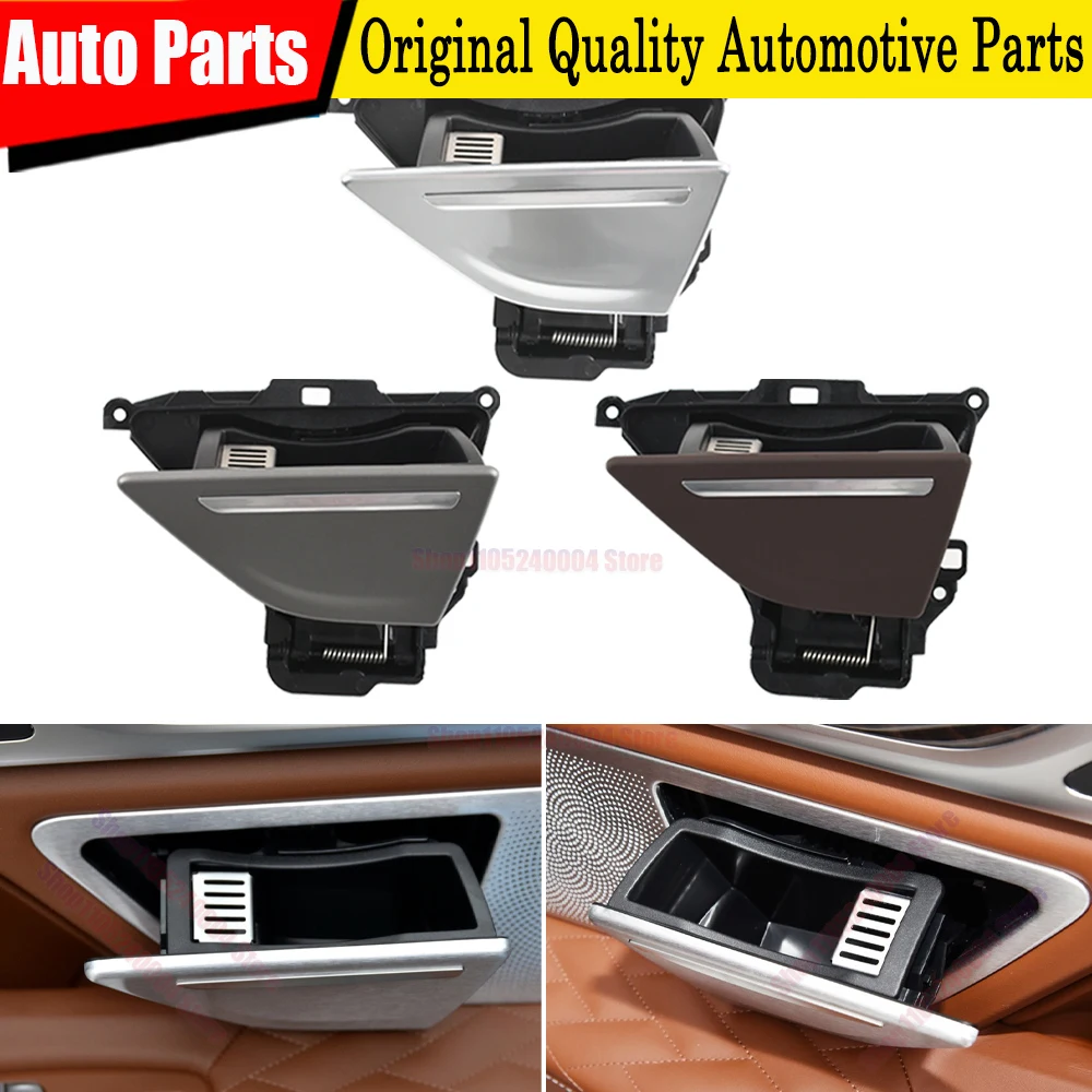 For BMW 7 Series G11 G12 730Li 740Li 750Li 760Li 2016-2022 3 Colors Interior Rear Door Ashtray Cover Liner Case Replacement