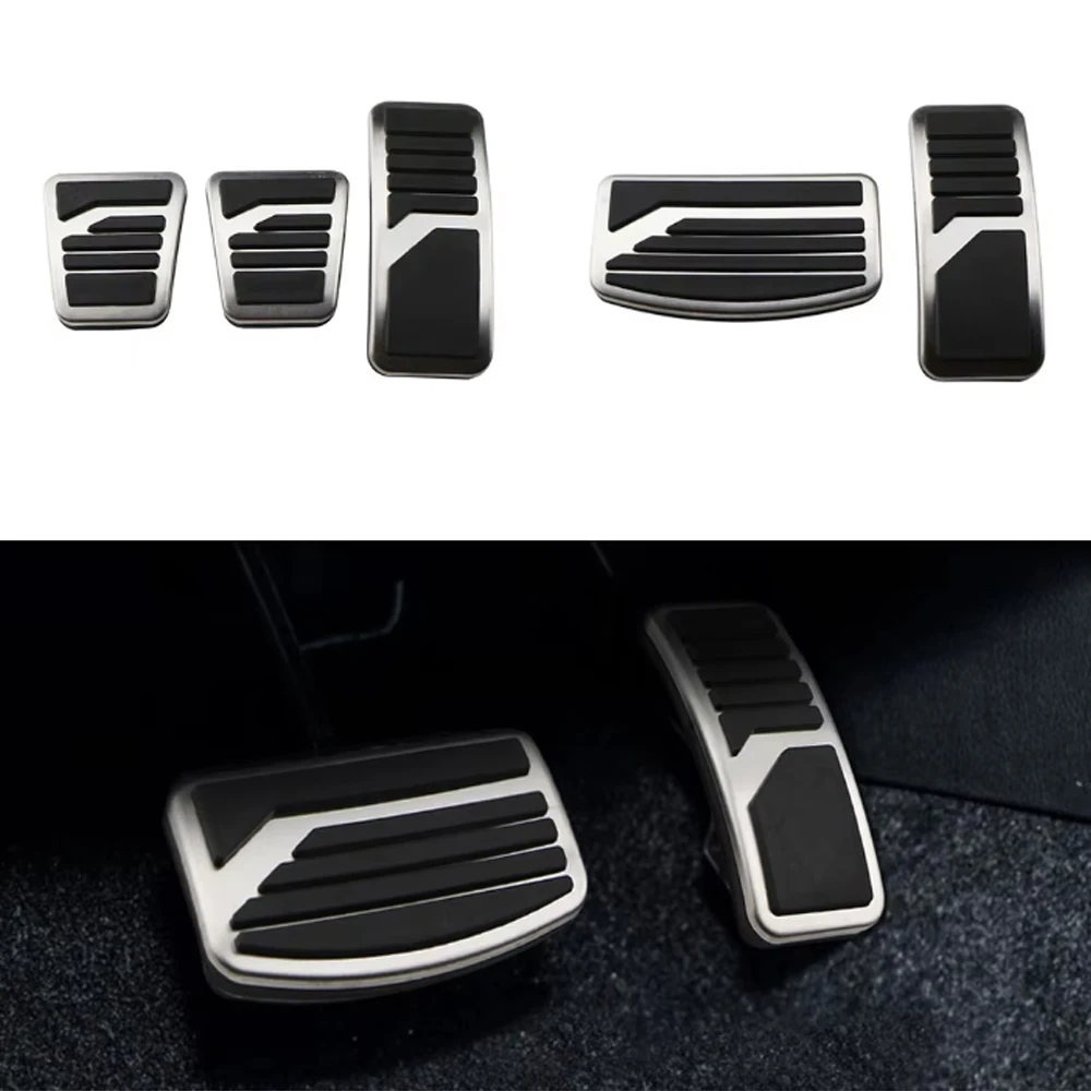For Mitsubishi ASX Outlander Lancer EX Eclipse Cross Pajero Stainless Steel Pedal Pad Cover Car Accelerator Accessories