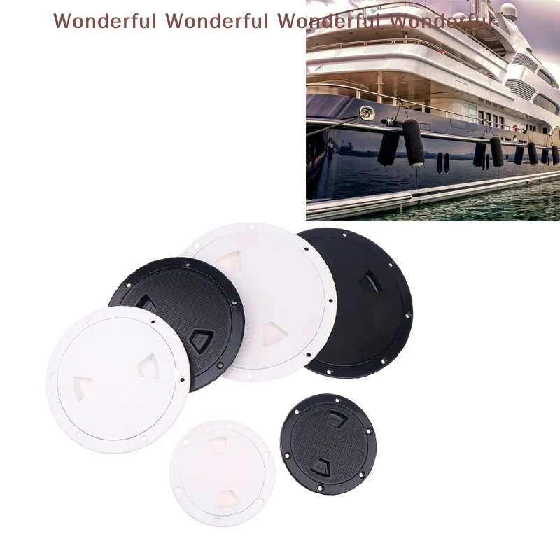 

Круглые противоскользящие инспекционные люки из АБС-пластика с откручивающейся крышкой 4'', 6'', 8'' со съемной крышкой для каяков и яхт