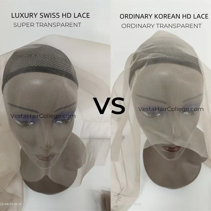 VESTA LUXURY SWISS HD LACE SUPER THIN AND TRANSPARENT FOR TOP QUALITY  LACE WIG