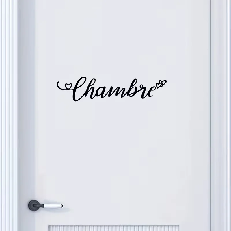 Chambre Door Decorative Stickers Tips Stickers Wall Mirror Home Decor Stickers
