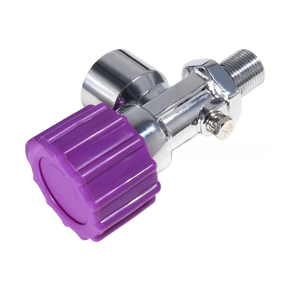 18mm 1.5 to G5/8-14 Thread Conversion Valve for Scuba Tank Filling Compact 105x58mm Brass Air Cylinder Connector