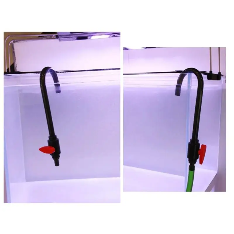 ~Hot Aquarium Water Inlet Outlet Tube Aquarium Water Changer Water Inflow Outflow Tube Water Pipe Fittings Aquarium Accessories