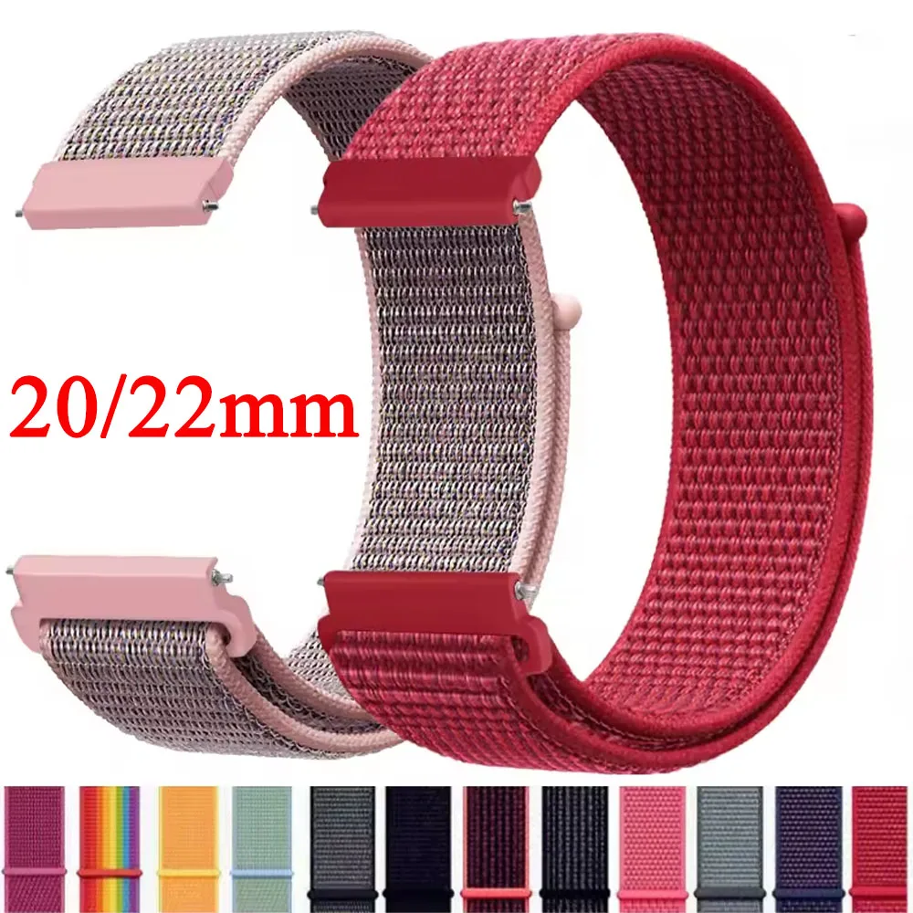 �y�Z�[�����zXiaomi Watch 2 Pro�AS4�AS3�AS2�AS1 Pro�AActive�AHuawei/Amazfit/Samsung Watch�Ή� 20mm/22mm �i�C�������[�v�X�g���b�v/�E�H�b�`�o���h/�x���g