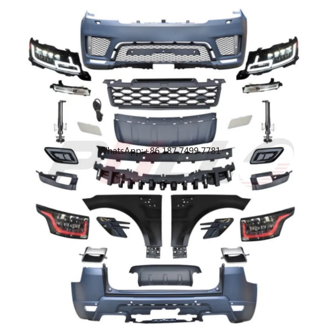 

Для Range Rover Sport 13-17 Смените на OEM-стиль бамперы крылья фары задние фонари решетка