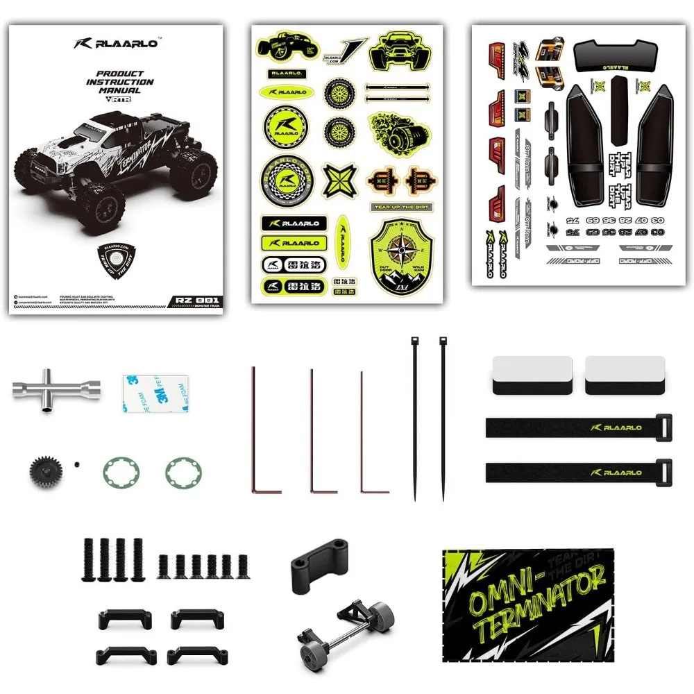Mini 1:10 Carbon Fiber RC Car Roller Chassis for Adults 4X4 Off Road Truck with Central Differential All Terrain Monster image 6