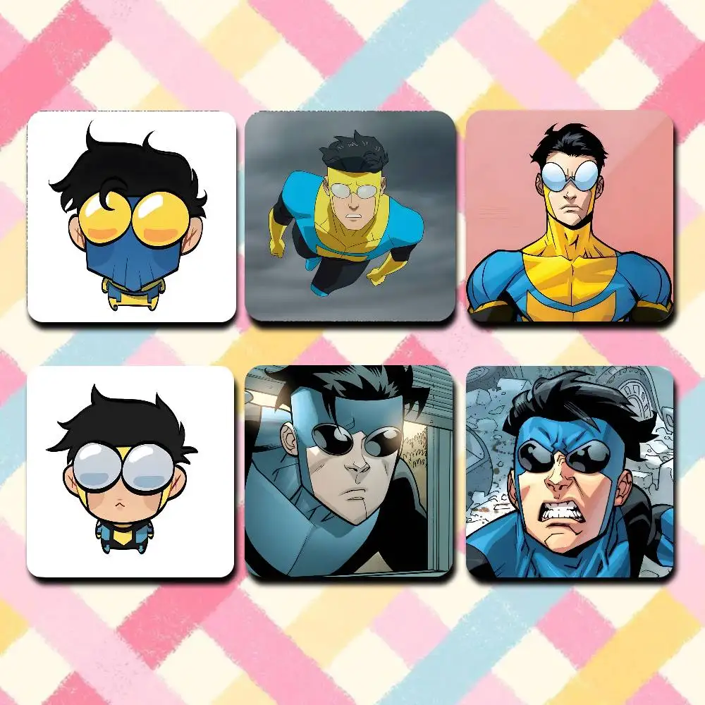 

I-InvincibleS Anime Cute Cartoon Anime Refrigerator Magnets Soft Magnetic Heat Transfer Refrigerator Magnets Gift