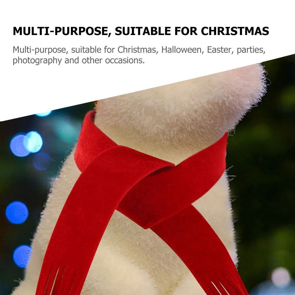 

1 set Pet Woolen Hats Mini H made Knitted Caps Double sided Faux Scarves Small Animals Photo Props Christmas Halloween