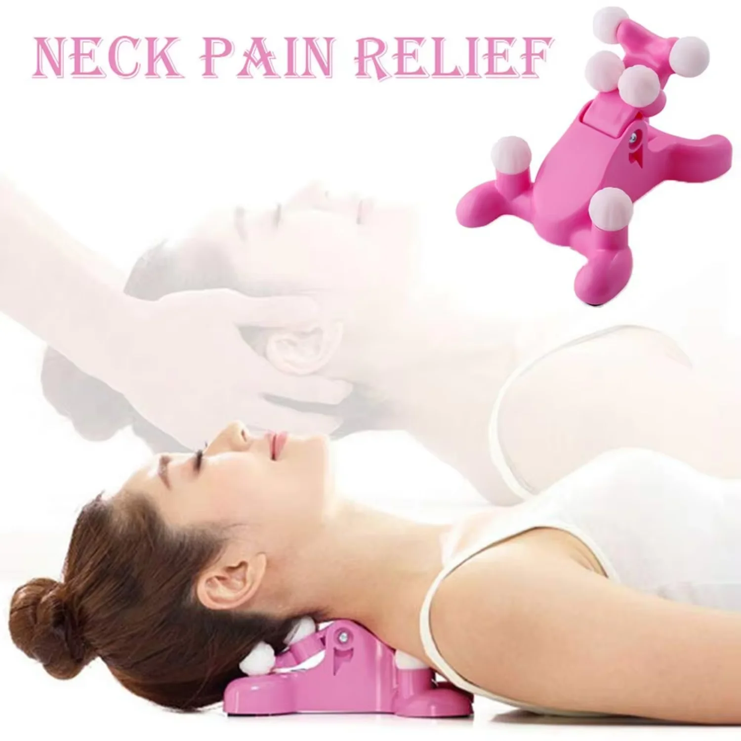 

Silicone Soft Fitness Ball Neck and Pain Relief Trigger Point Therapy Finger Press Cervical Vertebra Massager
