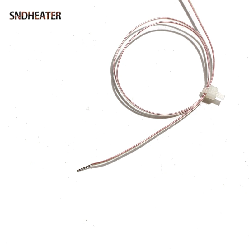 SNDHEATER Thermocouple Type K Bendable Sensor Wire TT-K-30-SLE 0.5M 1M 2M 3M High Temperature Measuring Test Line with Plate