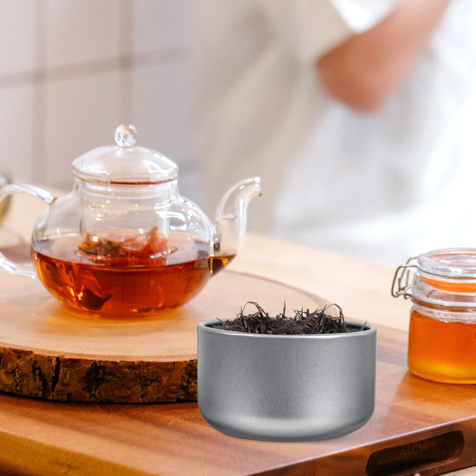 

10pcs Tins Containers For Loose Containers for Tea Storage Box Loose Leaf Tea Sugar Spices Coffee Storage Box ganizer