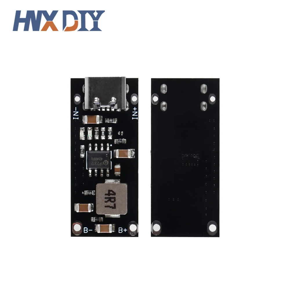 5/10pcs Type-C USB Input High Current 3A Polymer Ternary Lithium Battery Quick Fast Charging Board IP2312 CC/CV 5V To 4.2V 4.35V