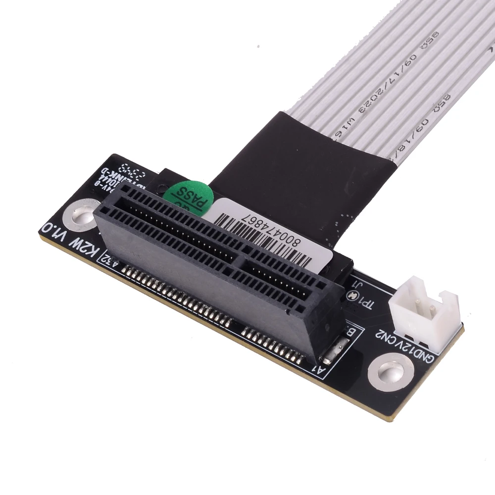 PCIe 4.0 X4 Gen4 Female 270 Degree UP Right Angle  64G/bps To M.2 NVMe SSD M-Key 2280 Riser Graphics Card Gen4 Extender 64G/s