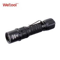 Weltool T8 T8Plus No block strong light flashlight 2100 lumens 613 meters, through the hole heat dissipation