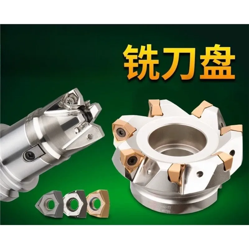 For Milling Cutter Head Double-sided WNMU080608 Blade, Milling Cutter Head MFWN90 Degree Cutter Head