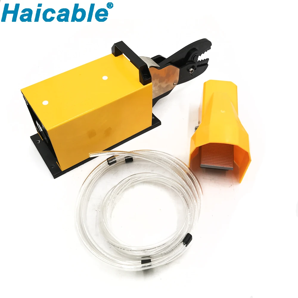 AM-116 Pneumatic Wire Rope Machine Crimping Tools For Aluminum Oval Sleeves Swage Size From 5 Mm To 2 Mm