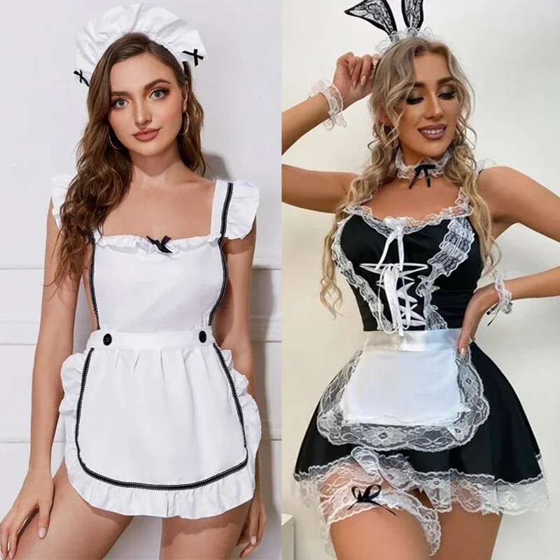 Seksowna uczennica przebranie na karnawał Sexi Lenceria bielizna erotyczna seksowna bielizna Babydoll pokojówka pielęgniarka Cosplay jednolita