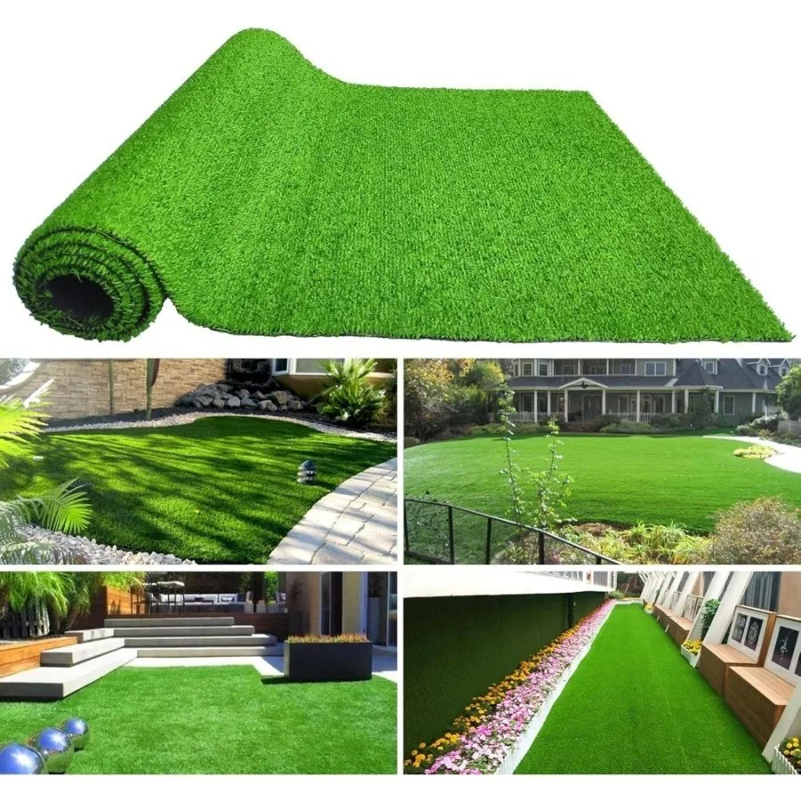 

3FT16FT Artificial turf professional dog mat large turf outdoor carpet terrace pet lawn artificial carpet with drainage holes G