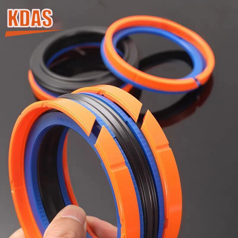 1pcs KDAS Rubber Injection Molding Machine Hydraulic Cylinder Component Combination Ring Gasket Piston Compact Oil Seal 20-400mm